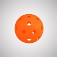 Florbalový míček Unihoc - oranžový