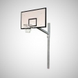 Basketbalová konstrukce streetball - deska 180 x 105 cm - koš - síťka