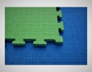 Tatami podložka puzzle 100 x 100 x 2 cm zeleno-modré