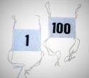 Startovní číslo - startovní čísla 1 - 100