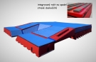 Doskočiště ELITE pro skok o tyči 7 x 5 x 0,8 m s integrovaným roštem