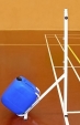 Badmintonové sloupky pár ocelové - komaxit - přenosné