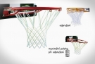 Koš basketbal - streetball odpružený se síťkou