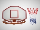 Deska streetball - basketbal 90 x 60 cm