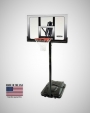 Basketbalová konstrukce streetball XL - deska 132 cm - odpružený koš - síťka