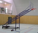 Basketbalová konstrukce - deska 180 x 105 cm - koš - síťka - INT./EXT. - nesklopná