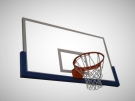 Deska basketbal polykarbonát 180 x 105 cm