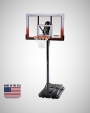 Basketbalová konstrukce streetbal - deska 130 cm - odpružený koš - síťka