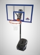 Basketbalová konstrukce streetball New York - deska 120 cm - pevný koš - síťka