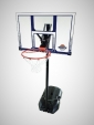 Basketbalová konstrukce streetball Boston - deska 112 cm - pevný koš - síťka