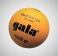 Medicinální míč Gala 1 kg plastový BM0100P barva žlutá