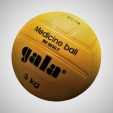 Medicinální míč Gala 3 kg plastový BM0030P barva žlutá