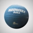 Medicinální míč - 8 kg gumový