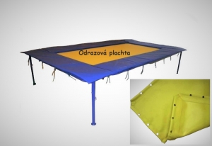 Odrazová plachta k velké trampolíně 4,3 x 2,4 m