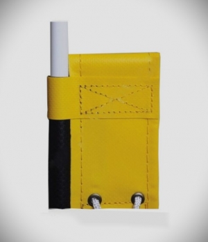 Pouzdra pro anténky na volejbal volejbalovou síť žluté