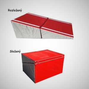 Gymnastický klín 160 cm SKLÁDACÍ výška 60 cm