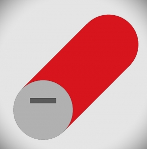 Gymnastický válec D150cm, průměr 60 cm