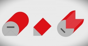 Gymnastický válec s klínkem průměr 80 cm "Pacman"