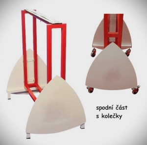 Stojan na kladiva pojízdný (8 ks)