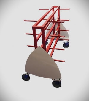 Stojan na startovní bloky pojízdný (8 ks)