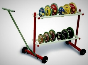 Stojan na disky Polanik pojízdný DR-26-W