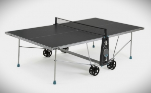 Stůl na stolní tenis CORNILLEAU 100 X CROSSOVER outdoor, šedý