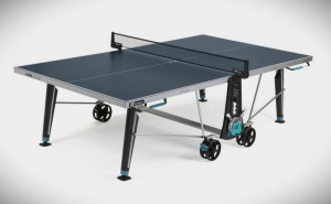 Stůl na stolní tenis CORNILLEAU 300 X CROSSOVER outdoor, modrý
