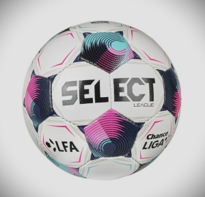 Fotbalový míč Select FB League CZ Chance Liga 2026/27 bílo růžová