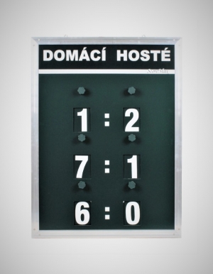 Ukazatel skóre tenis 100 x 75cm