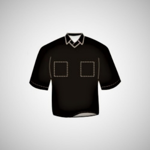 Dres Sendža rozhodčí černý